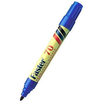 Picture of FASTER 70 PERMANENT MARKER PEN BLUE (100DZ/CTN)