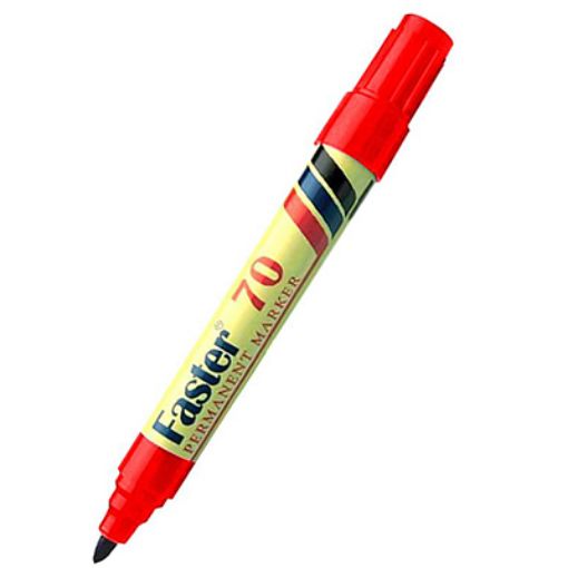 Picture of Faster 70 Permanent Marker Pen Red