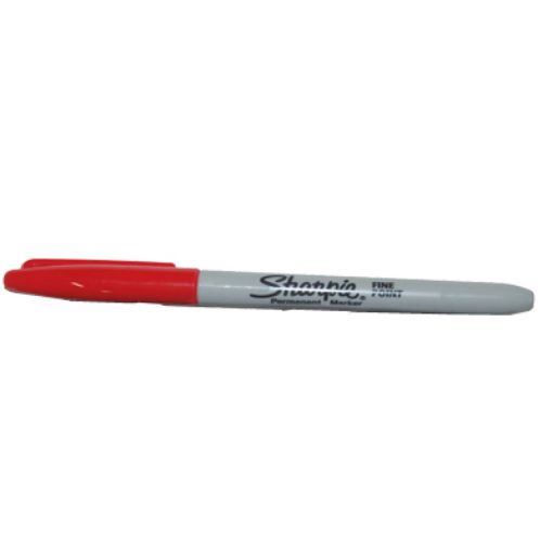 Picture of SHARPIES FINE POINT PERMANENT MARKER RED
