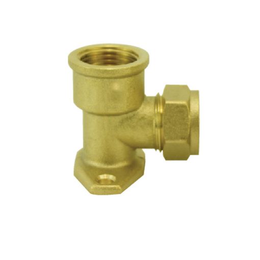 Picture of NIETZ BRASS WALL PLATED ELBOW FIXFI 1/2X1/2IN
