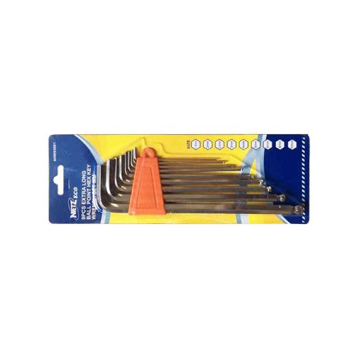图片 Nietz Eco Extra Long Ball Point Hex Wrench-9Pc Mm