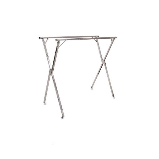 Picture of Celoni Aleno Stainless Steel Foldable Smartdrying Rack With Wheel Ap-