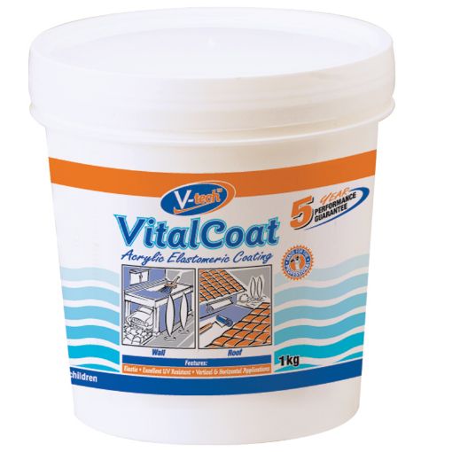 Picture of V-TECH COAT ACRYLIC POLYMER WHITE-5KG VT410