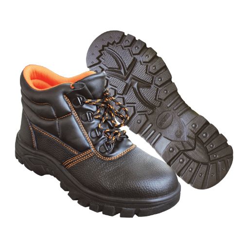 Picture of NIETZ HIGH ANKLE SAFETY SHOES (PU LEATHER-ECO) P802 #46/11