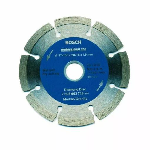 Picture of BOSCH DIAMOND CUTTING BLADE FOR MARBLE/GRANITE 2608603728
