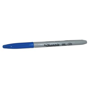 图片 SHARPIES FINE POINT PERMANENT MARKER BLUE