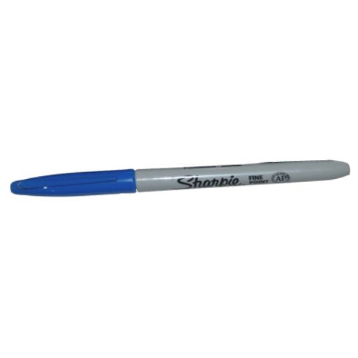 图片 SHARPIES FINE POINT PERMANENT MARKER BLUE