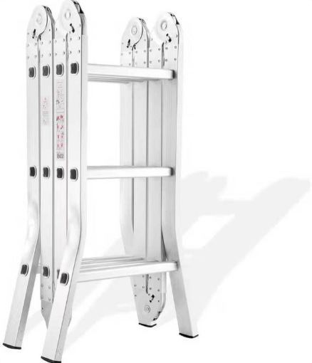 Picture of NIETZ ALUMINIUM LADDER JSM MULTI PURPOSE(CURVE LEG) 12+12FT JSM-6B