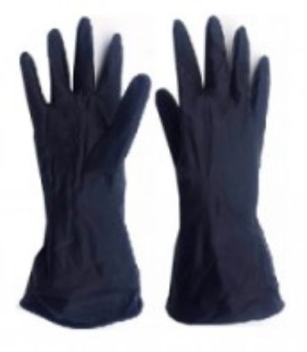 Picture of Elephant 13 Inch Industry Rubber Glove Black -Hy (30Dz/ Bag)