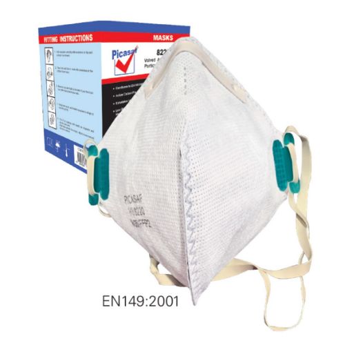 Picture of Picasaf 8220 (Kn95) Respirator Mask 10 Pieces/Box