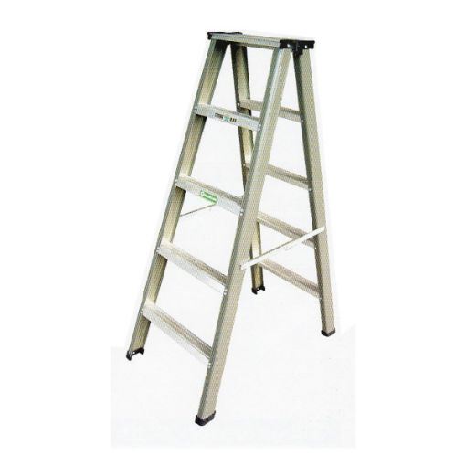 Picture of NIETZ ALUMINIUM LADDER HEAVY DUTY DOUBLE SIDED 12 STEPS DSHD12