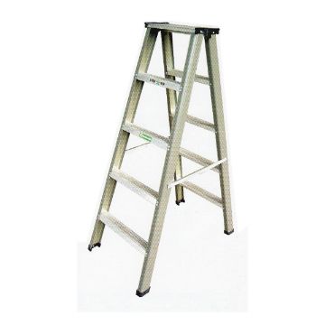 图片 NIETZ ALUMINIUM LADDER HEAVY DUTY DOUBLE SIDED 4 STEPS DSHD04