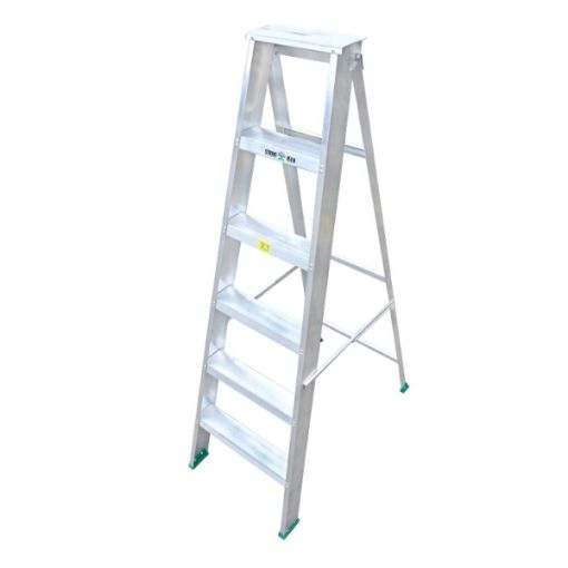 Picture of NIETZ ALUMINIUM LADDER SINGLE SIDED K1 5 STEPS