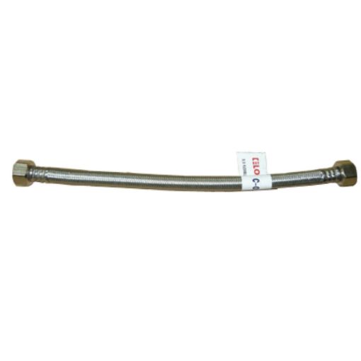 Picture of NIETZ STAINLESS STEEL FLEXIBLE HOSE WITH BRASS NUTS 24IN C024