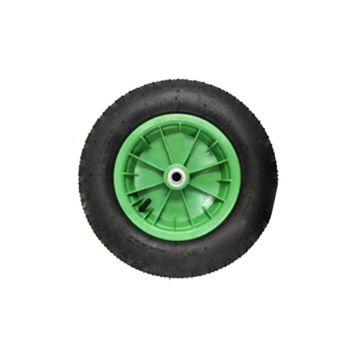 图片 NIETZ PNEUMATIC WHEEL 13IN GREEN PLASTIC RIM