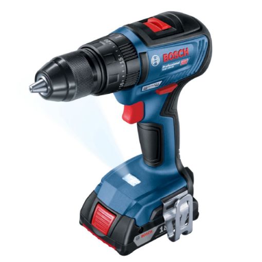 图片 Bosch Impact Drill Gsb 18V-50 (Bl) (06019H51L0)+2 X 2.0+Lca