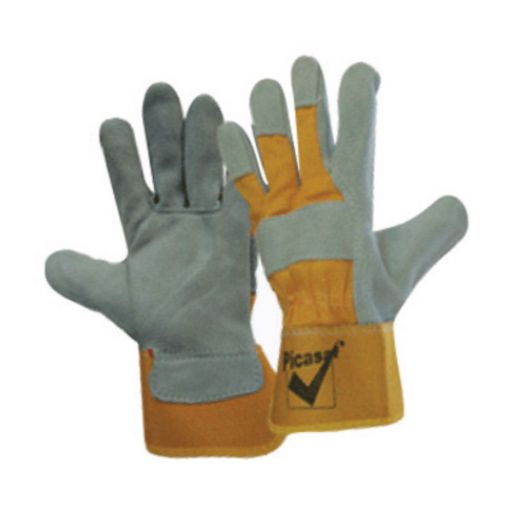 图片 Picasaf Premium Working Glove - Yellow 10.5 Inch