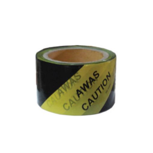 Picture of NIETZ PE BARRICAPE TAPE (AWAS/CAUTION) 3INX70M BLACK/YELLOW