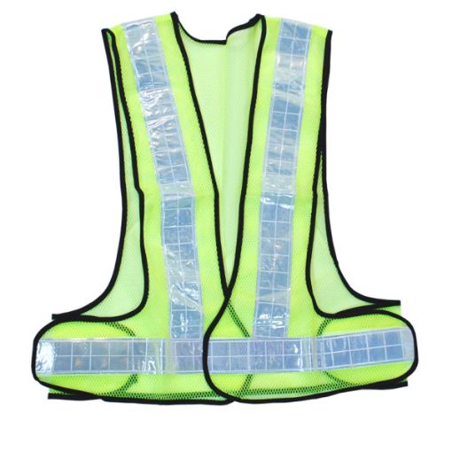 Picture of NIETZ MESH VEST (PVC REFLECTIVE) P7161 WHITE/LEMON
