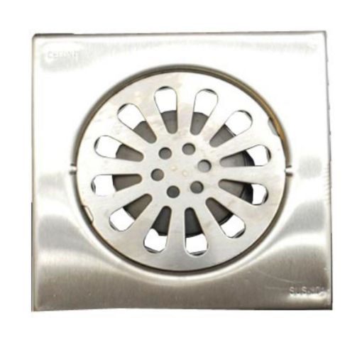 Picture of NIETZ STAINLESS STEEL FLOOR GRATING WITH TRAP 6IN 6518