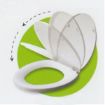 Picture of TECHPLAS SUPREME SOFT CLOSE HEAVY DUTY TOILET SEAT & COVER C/W BOX WHITE TSS-4126-SC