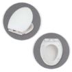 Picture of TECHPLAS SUPREME SOFT CLOSE HEAVY DUTY TOILET SEAT & COVER C/W BOX WHITE TSS-4126-SC