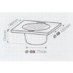 Picture of TECHPLAS PLASTIC FILTER GRATING 6IN PPG-3113