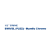 Picture of NIETZ 1/2IN DRIVE SWIVEL (FLEXIBLE) HANDLE CROME 15IN