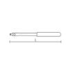 Picture of NIETZ 1/2IN DRIVE SWIVEL (FLEXIBLE) HANDLE CROME 15IN