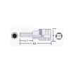 Picture of Nietz 1/2 Inch Drive Long Allen Box Socket 4 Mm 10/50