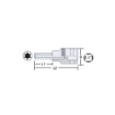Picture of Nietz 1/2 Inch Dr Tx Star Bit Socket 55 Mm T20 10/100