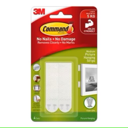 图片 3M COMMAND HOOK 17201 INTERLOCKING FASTENERS