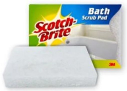 Picture of 3M Scotch Brite Bath Scrub Pad 6623 12/ Carton
