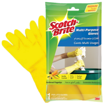 Picture of 3M MULTIPURPOSE CLEANING GLOVE S 491Y 24/CTN