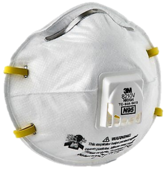 Picture of 3M 8210V N95 RESPIRATOR WITH VALVE (10PCS/BX) 8/CR