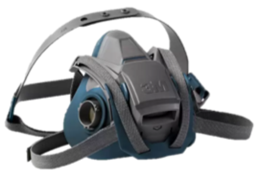 Picture of 3M Rugged Half Facepiece Respirator 6502Ql-M (10/ Carton)