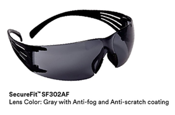 Picture of 3M PREMIUM SF302AF GREY SECUREFIT ANTI-FOG (20/CTN)