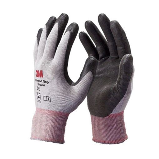 Picture of 3M COMFORT GRIP GLOVES (INDIVIDUAL PACK) M/8 GRD100E