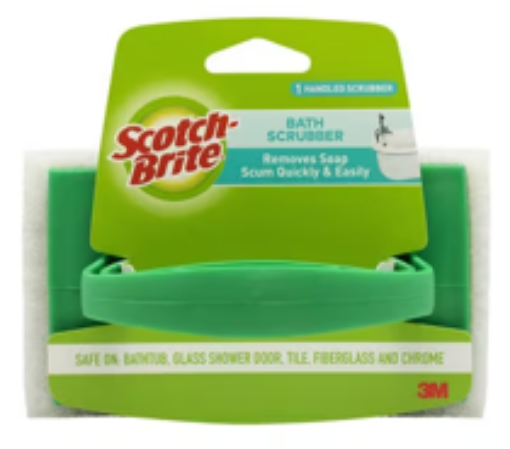 图片 3M SCOTCH BRITE BATH SCRUB WITH HANDLE 7723