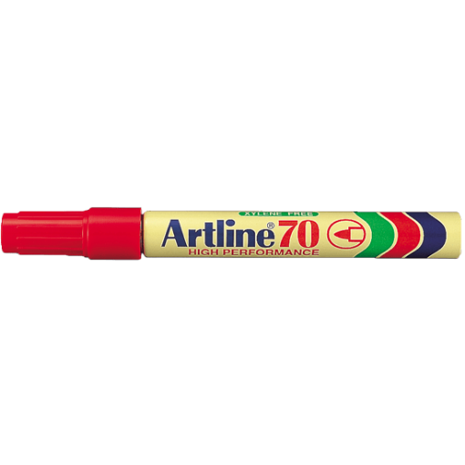 Picture of Artline Permanent Marker 70 Red (12/576)