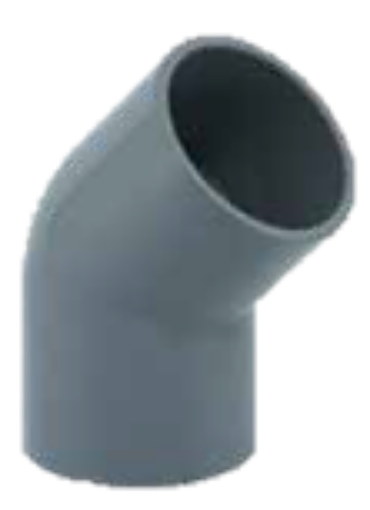 Picture of BBB PVC ELBOW (SWV) 45D 80MM E08245FPS-BB