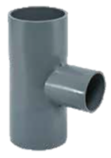 Picture of BBB PVC REDUCING TEE SWV 100X80MM RT100X082FPS-BB