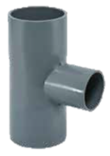 图片 BBB PVC REDUCING TEE D 100X50MM RT100X050FP-BB