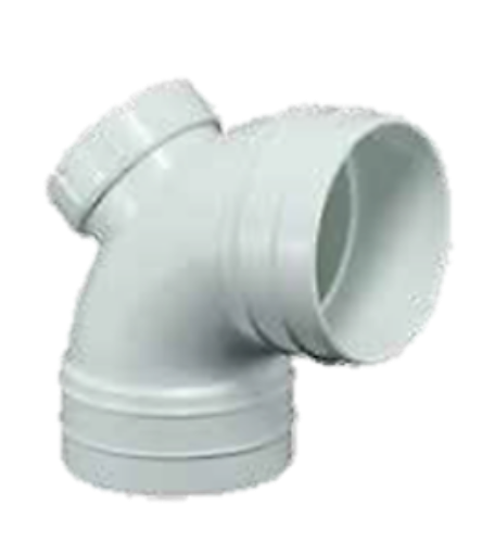 Picture of BBB UPVC SWEEP BEND WITH INSPECTION OPENING 40MM EIO040FU-BB