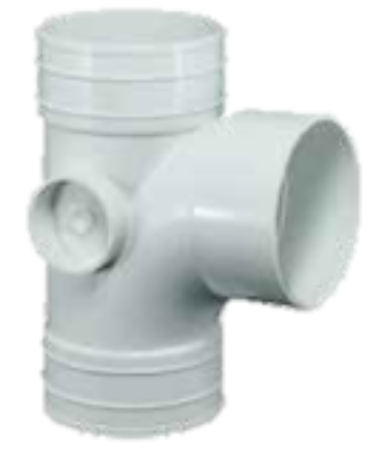 图片 BBB UPVC EQUAL TEE/EQUAL SINGLE BRANCH 200MM T200FU-BB