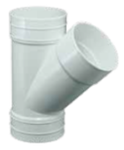 图片 BBB UPVC Y-TEE/BRANCH 110MM YT100FU-BB