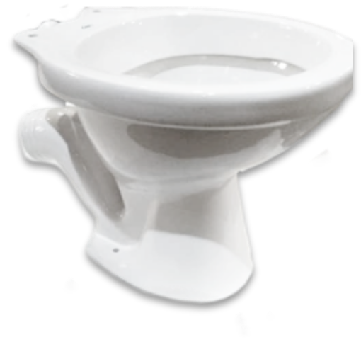 Picture of CAN SITTING PAN P-TRAP C-102P WHITE