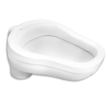 图片 CAN SQUATING PAN (BENGAL TYPE) C-204 WHITE