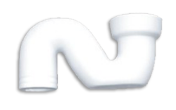 Picture of CAN S-TRAP LOOSE CERAMIC PIPE-A531S WHITE