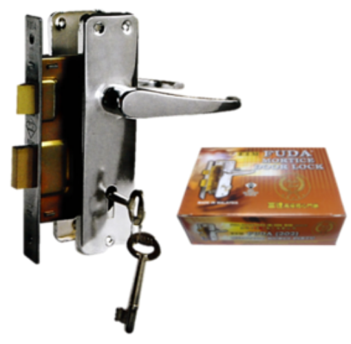 图片 FUDA LEVER MORTICE LOCK (BROWN BOX) 202-2
